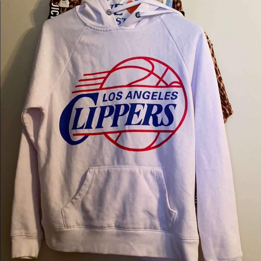 LA Clippers White Hoodie